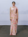 Summer floral saree set