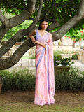"MOIRA" floral print saree