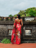 "SUNDARBAN" satin saree