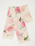 Ivory water color floral saree