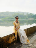 "GRAH" handloom tissue saree