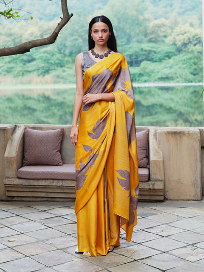 "AMRITA" satin silk saree