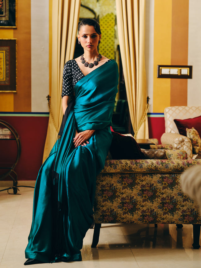 "SIENNA" satin saree