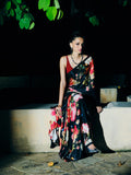 "HANIA" satin silk saree