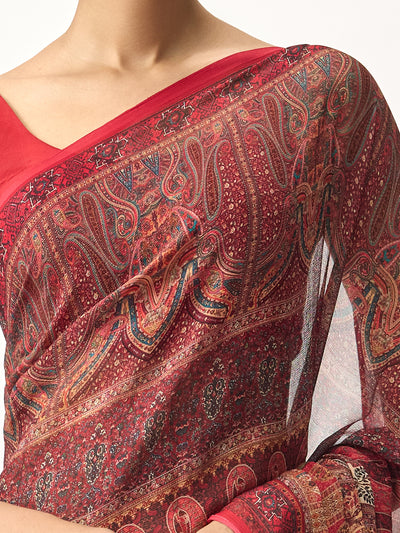 Paisley saree