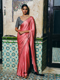 "SIENNA" satin saree