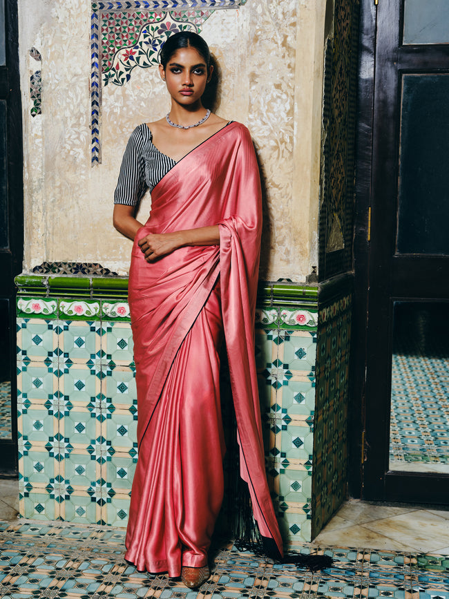 "SIENNA" satin saree