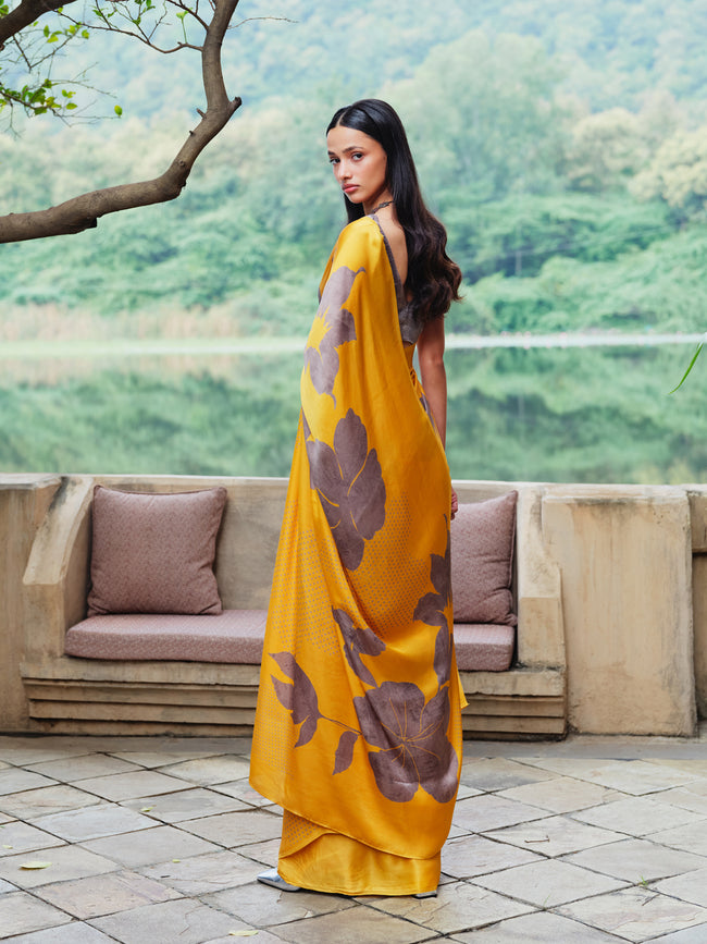 "AMRITA" satin silk saree