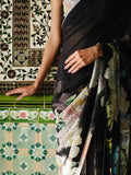 "OPHELIA"  embroidered  printed saree