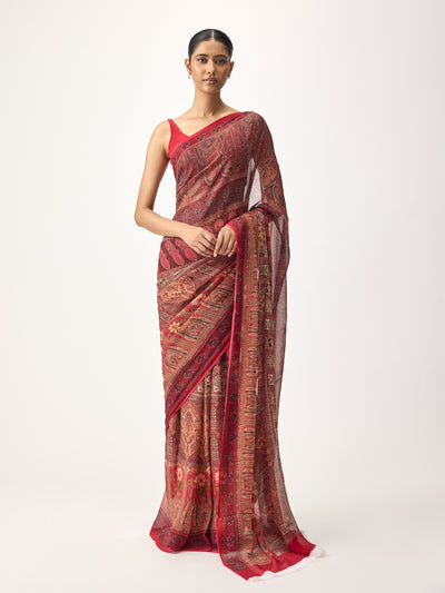 Paisley saree