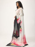 Black water colour saree
