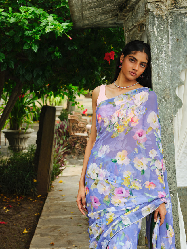 "DHARU" printed saree