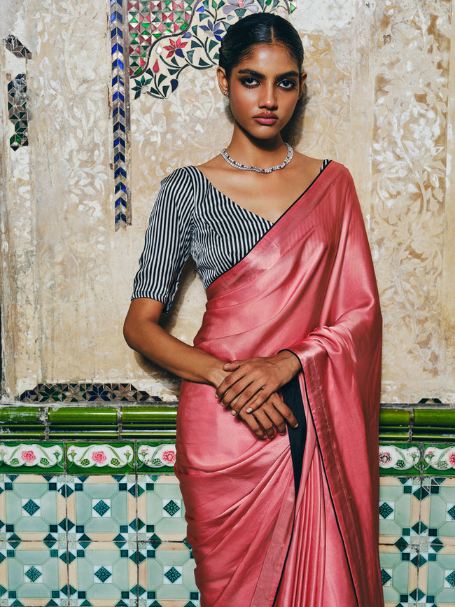 "SIENNA" satin saree