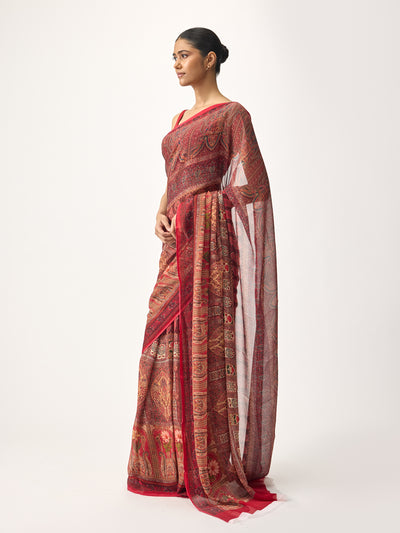Paisley saree
