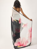 Black water colour saree
