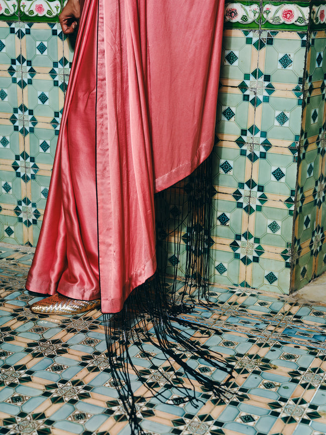 "SIENNA" satin saree