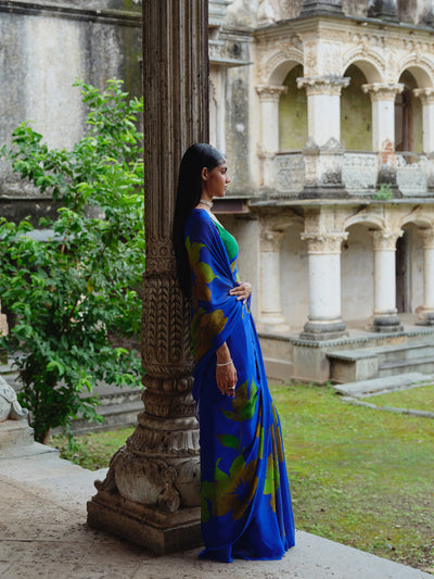 "AMRITA" chiffon silk saree