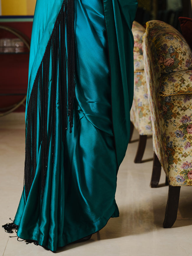 "SIENNA" satin saree