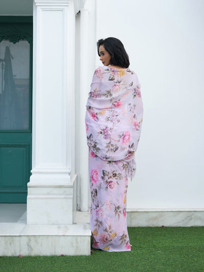 Lavender with botanical prints