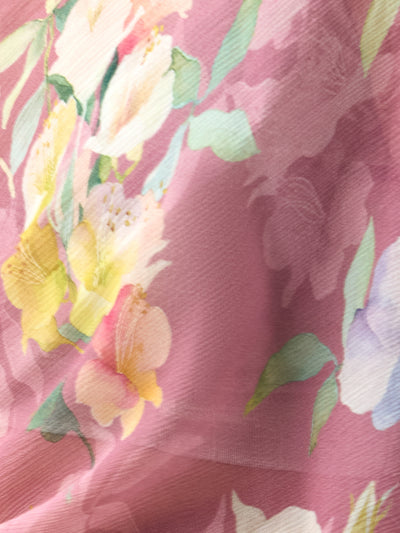 Nude Pink Water colour saree