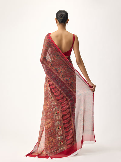 Paisley saree