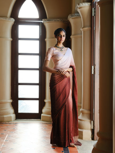 "SITARA" ombre saree