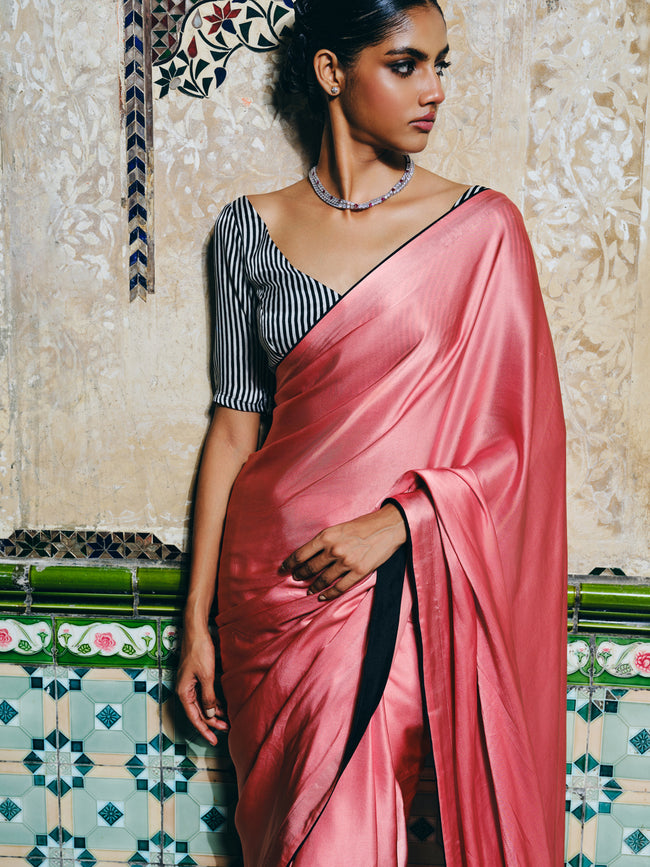 "SIENNA" satin saree