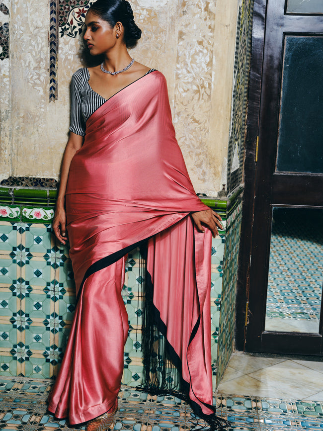 "SIENNA" satin saree