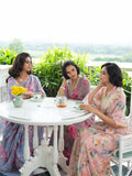 Powder Pink floral saree