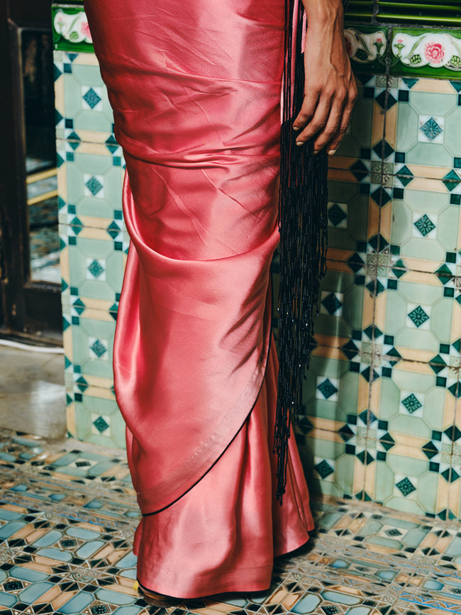 "SIENNA" satin saree