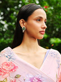 "MOIRA" floral print saree