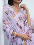 Lavender with botanical prints